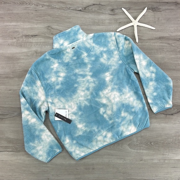 🔆O’NEILL🔆 LUCIE TIE DYE FLEECE SWEATSHIRT SWEATER JACKET - Picture 9 of 13